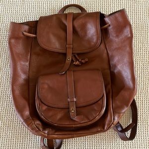 Madewell leather backpack